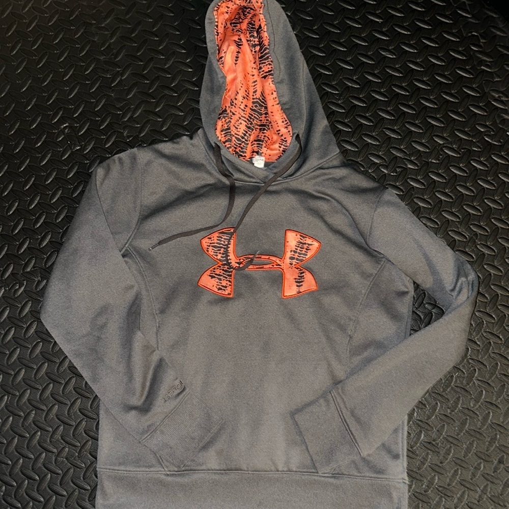 Under Armour Gray and Orange Women's Sweater